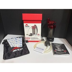 MSR MiniWorks EX Purifier System Water Filter Pump w/ Aquatabs Bag New Open Box